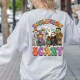 Inclusion Isn't Scary Ghost Mummy Halloween SLP Sped Teacher Women's Sweatshirt Back Print Ash Inclusion Isn't Scary Ghost Mummy Halloween SLP Sped Teacher Women's Sweatshirt Back Print Ash