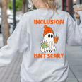 Inclusion Isn't Scary Shirt Halloween SLP Sped Teacher Women's Sweatshirt Back Print Ash Inclusion Isn't Scary Shirt Halloween SLP Sped Teacher Women's Sweatshirt Back Print Ash