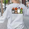 Inclusion Isn't Scary SLP Halloween Sped Teacher Animal Women's Sweatshirt Back Print Ash Inclusion Isn't Scary SLP Halloween Sped Teacher Animal Women's Sweatshirt Back Print Ash