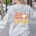Infant Teacher Boo Crew Ghost Groovy Halloween For Women Women's Sweatshirt Back Print Ash Infant Teacher Boo Crew Ghost Groovy Halloween For Women Women's Sweatshirt Back Print Ash
