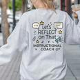 Instructional Coach Reflect Support Teachers Student Success Women's Sweatshirt Back Print Ash Instructional Coach Reflect Support Teachers Student Success Women's Sweatshirt Back Print Ash