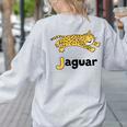 J Is For Jaguar ABC Alphabet T-Shirt For Teachers Students Women's Sweatshirt Back Print Ash J Is For Jaguar ABC Alphabet T-Shirt For Teachers Students Women's Sweatshirt Back Print Ash