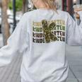 Kindergarten Camo Camouflage Boy Teacher Back To School Women's Sweatshirt Back Print Ash Kindergarten Camo Camouflage Boy Teacher Back To School Women's Sweatshirt Back Print Ash