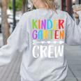 Kindergarten Crew Shirt Kinder Crew Teacher Boy Girl Women's Sweatshirt Back Print Ash Kindergarten Crew Shirt Kinder Crew Teacher Boy Girl Women's Sweatshirt Back Print Ash