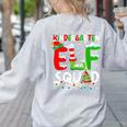 Kindergarten ELF Squad Christmas ELF Student Teacher Men Women Kids Women's Sweatshirt Back Print Ash Kindergarten ELF Squad Christmas ELF Student Teacher Men Women Kids Women's Sweatshirt Back Print Ash