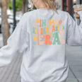 In My Kindergarten Era Retro Back To School Teacher Student Women's Sweatshirt Back Print Ash In My Kindergarten Era Retro Back To School Teacher Student Women's Sweatshirt Back Print Ash