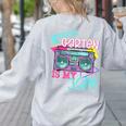 Kindergarten Is My Jam Cute Teacher Shirt 80's 90's Styl Women's Sweatshirt Back Print Ash Kindergarten Is My Jam Cute Teacher Shirt 80's 90's Styl Women's Sweatshirt Back Print Ash