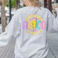 Kindergarten Rocks ABCD Back To School Rock Teacher Women's Sweatshirt Back Print Ash Kindergarten Rocks ABCD Back To School Rock Teacher Women's Sweatshirt Back Print Ash