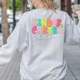 Kindergarten Team Teacher Back To School Kindergarten Squad Women's Sweatshirt Back Print Ash Kindergarten Team Teacher Back To School Kindergarten Squad Women's Sweatshirt Back Print Ash