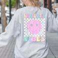 Kindergarten Vibes First Day Of School Kindergarten Teacher Women's Sweatshirt Back Print Ash Kindergarten Vibes First Day Of School Kindergarten Teacher Women's Sweatshirt Back Print Ash