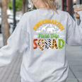 Kindergarten Zoo Field Trip Squad Matching Teacher Students Women's Sweatshirt Back Print Ash Kindergarten Zoo Field Trip Squad Matching Teacher Students Women's Sweatshirt Back Print Ash