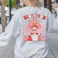 Kiss Your Brain Valentines Test Day Teacher Squad Kids Women's Sweatshirt Back Print Ash Kiss Your Brain Valentines Test Day Teacher Squad Kids Women's Sweatshirt Back Print Ash