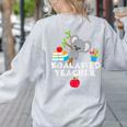 Koalafied Teacher Proud School Teacher Koala Cute T-Shirt Women's Sweatshirt Back Print Ash Koalafied Teacher Proud School Teacher Koala Cute T-Shirt Women's Sweatshirt Back Print Ash