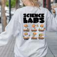 Labrador Retriever Science Labs Dog Lover Teacher Women's Sweatshirt Back Print Ash