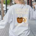 Latina Teacher Bilingual Educator Spanish Heritage Empower Women's Sweatshirt Back Print Ash