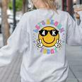 Lets Learn Today Shirt Smile Face 4K Teacher Back To School Women's Sweatshirt Back Print Ash Lets Learn Today Shirt Smile Face 4K Teacher Back To School Women's Sweatshirt Back Print Ash