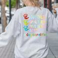 Love Daycare Provider Childcare Teacher Tie Dye Women's Sweatshirt Back Print Ash Love Daycare Provider Childcare Teacher Tie Dye Women's Sweatshirt Back Print Ash