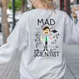 Mad Scientist Shirt Kids Boys Youth Science Teacher Women's Sweatshirt Back Print Ash