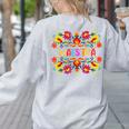 Maestra Cinco De Mayo Spanish Mexican Teacher Women's Sweatshirt Back Print Ash Maestra Cinco De Mayo Spanish Mexican Teacher Women's Sweatshirt Back Print Ash