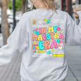 In My Maestra Era Spanish Bilingual Teacher Back To School Women's Sweatshirt Back Print Ash