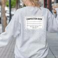 Matching Group Halloween Costume For Teachers Women's Sweatshirt Back Print Ash Matching Group Halloween Costume For Teachers Women's Sweatshirt Back Print Ash