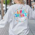 Matching Life Skills Squad Teacher Special Ed SPED Team Crew Women's Sweatshirt Back Print Ash Matching Life Skills Squad Teacher Special Ed SPED Team Crew Women's Sweatshirt Back Print Ash