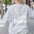 Matching Unity Day Orange Teacher Kindness Be Kind 2024 Women's Sweatshirt Back Print Ash