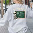Do The Math 67 Meme Joke Halloween Skeleton Math Teacher Women's Sweatshirt Back Print Ash Do The Math 67 Meme Joke Halloween Skeleton Math Teacher Women's Sweatshirt Back Print Ash