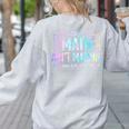 The Math Ain't Mathin Math Teacher Women's Sweatshirt Back Print Ash The Math Ain't Mathin Math Teacher Women's Sweatshirt Back Print Ash
