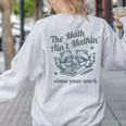 The Math Ain't Mathing Math Teacher Sarcastic Raccoon Women's Sweatshirt Back Print Ash The Math Ain't Mathing Math Teacher Sarcastic Raccoon Women's Sweatshirt Back Print Ash