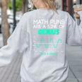 Math Puns Are a Sine Of Genius Math Teacher T-Shirt Women's Sweatshirt Back Print Ash Math Puns Are a Sine Of Genius Math Teacher T-Shirt Women's Sweatshirt Back Print Ash
