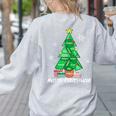 Math Teacher Polygon Christmas Tree Geometry Merry Christmas Women's Sweatshirt Back Print Ash Math Teacher Polygon Christmas Tree Geometry Merry Christmas Women's Sweatshirt Back Print Ash