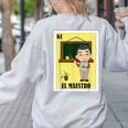 Mexican For Teachers El Maestro Women's Sweatshirt Back Print Ash Mexican For Teachers El Maestro Women's Sweatshirt Back Print Ash