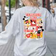 Mickey Mouse Teacher Life Women's Sweatshirt Back Print Ash Mickey Mouse Teacher Life Women's Sweatshirt Back Print Ash