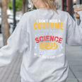 Middle School Science Teacher Halloween Costume For Men Women Women's Sweatshirt Back Print Ash