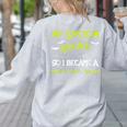 Middle School Teacher Halloween Costume Shirt Lazy Women's Sweatshirt Back Print Ash