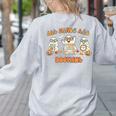 All Minds Are Bootiful Special Education Teacher Halloween Women's Sweatshirt Back Print Ash