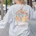 Montessori Teacher Women's Sweatshirt Back Print Ash Montessori Teacher Women's Sweatshirt Back Print Ash