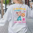 Mouse Teacher If You Give Me A Student I Will Love Them Women's Sweatshirt Back Print Ash Mouse Teacher If You Give Me A Student I Will Love Them Women's Sweatshirt Back Print Ash