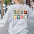 Music Is My Jam Back To School Music Teacher Specials Team Women's Sweatshirt Back Print Ash Music Is My Jam Back To School Music Teacher Specials Team Women's Sweatshirt Back Print Ash
