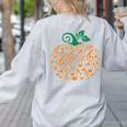 Music Notes Pumpkin Music Teacher Halloween Women's Sweatshirt Back Print Ash Music Notes Pumpkin Music Teacher Halloween Women's Sweatshirt Back Print Ash