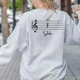 Music Notes Shirt Shh Quarter Fermata Teacher Women's Sweatshirt Back Print Ash Music Notes Shirt Shh Quarter Fermata Teacher Women's Sweatshirt Back Print Ash