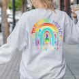 Musical Teacher Teaching Music Is My Jam Rainbow Tie Dye Women's Sweatshirt Back Print Ash Musical Teacher Teaching Music Is My Jam Rainbow Tie Dye Women's Sweatshirt Back Print Ash