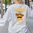 Nacho Average Substitute Teacher Mexican Cinco De Mayo Men Women Women's Sweatshirt Back Print Ash