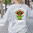 Nacho Average Teacher Sarcastic Women Teaching Women's Sweatshirt Back Print Ash Nacho Average Teacher Sarcastic Women Teaching Women's Sweatshirt Back Print Ash