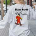 Nerdy Slope Dude Geometry Algebra Math Teacher Women's Sweatshirt Back Print Ash Nerdy Slope Dude Geometry Algebra Math Teacher Women's Sweatshirt Back Print Ash