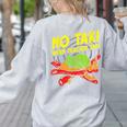 No Taki When Teacher Taki Education Classroom Teacher For Men Women Girls Kids Women's Sweatshirt Back Print Ash