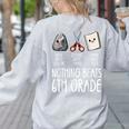 Nothing Beats 6th Grade Back To School Kids Teachers Women's Sweatshirt Back Print Ash Nothing Beats 6th Grade Back To School Kids Teachers Women's Sweatshirt Back Print Ash