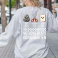 Nothing Beats Kindergarten Back To School Kids Teacher Women's Sweatshirt Back Print Ash Nothing Beats Kindergarten Back To School Kids Teacher Women's Sweatshirt Back Print Ash