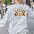 Occupational Therapy Fall Autumn Pumpkin Flower OTA Teacher Women's Sweatshirt Back Print Ash Occupational Therapy Fall Autumn Pumpkin Flower OTA Teacher Women's Sweatshirt Back Print Ash